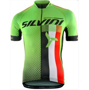 Pánsky cyklistický dres Silvini TEAM MD836 green